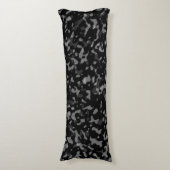 Trendy Black and Gray Camouflage Pattern Seitenschläferkissen (Vorderseite Vertikal)