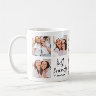Trendy Black and White Script   Foto der besten Fr Kaffeetasse