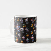Trendy Black Halloween Kaffeetasse (Vorderseite Links)