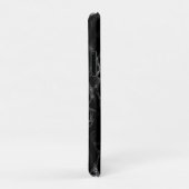 Trendy Black Marble Stone Case-Mate iPhone Hülle (Hinten/Rechts)