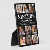 Trendy Black Sister Foto Collage Fotoplatte (Seite)