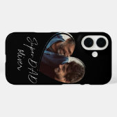 Trendy Black SuperDAD Modernes Foto Case-Mate iPhone Hülle (Rückseite (Horizontal))