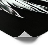 Trendy Black & White Eagle Poster (Ecke)