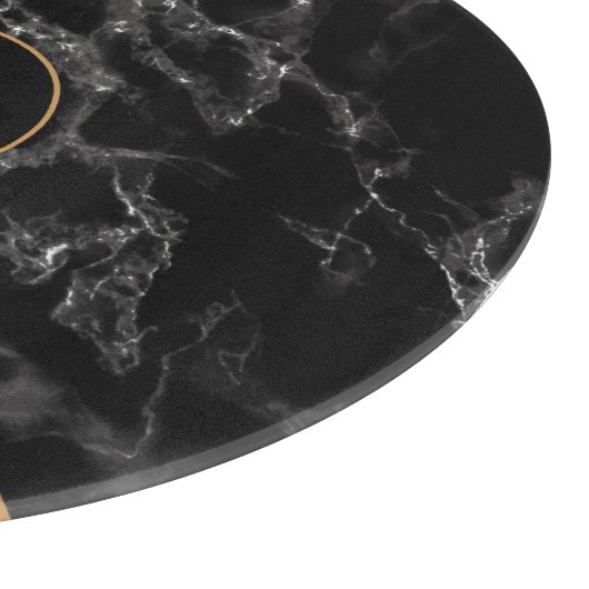 Trendy Black & White Marmor Stone Your Age / Lette Schneidebrett (Ecke)