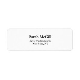 Trendy Black & White Schlicht Elegante Moderne Leg