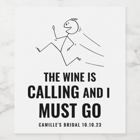 Trendy Black Wine heißt Weinetikett (Einzelnes Label)