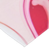 Trendy Blau Rosa, gelb-weiß Imitat Marmor Tischdecke (Schrägansicht)