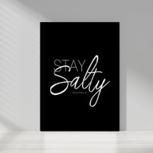 Trendy Bleibe Salty Typografy Christlich Scripting