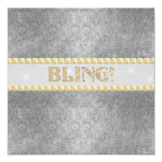 Trendy Bling! Design Fotodruck