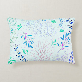 Trendy Blue Accent Pillow Dekokissen