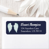 Trendy Blue Angel Wings (Insitu)