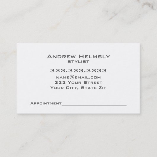 Trendy Blue Aquamarin Circle Business Cards Visitenkarte (Rückseite)