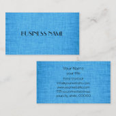 Trendy Blue Background Business Cards Visitenkarte (Vorne/Hinten)