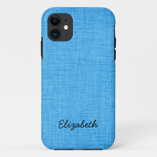 Trendy Blue Background Case-Mate iPhone Hülle (Rückseite)