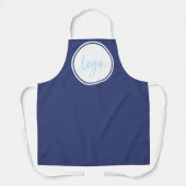 TRENDY BLUE BUSINESS LOGO BRANDY PERSONAL UNIFORM SCHÜRZE (Vorderseite)