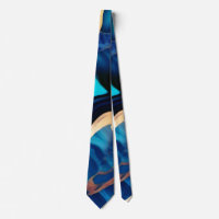 Trendy Blue Gelb Gold Imitate Marmor