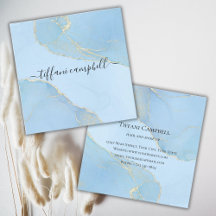 Trendy Blue Glitzer Hair und Make up Artist Busine