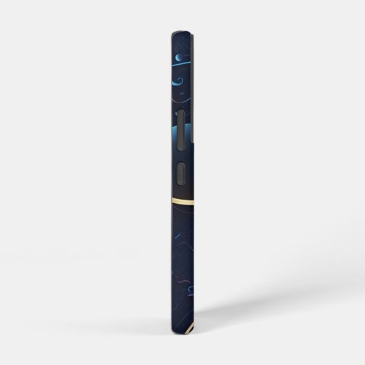  Trendy Blue Musical Notes Samsung Galaxy Hülle (Rechte Seite)