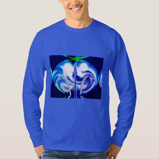 Trendy blue ocean smart fashion T-Shirt (Vorderseite)