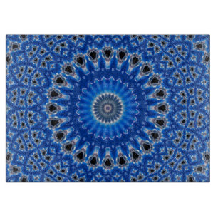 Trendy Blue Sapphire Island Boho Schneidebrett