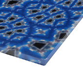 Trendy Blue Sapphire Island Boho Schneidebrett (Ecke)