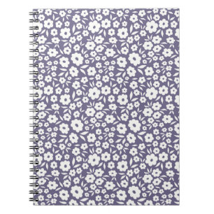 Trendy Blume nahtlos. Kleiner Vintager Flor Notizblock