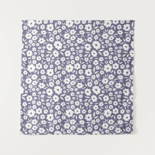 Trendy Blume nahtlos. Kleiner Vintager Flor Wandteppich