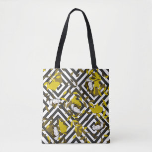 Trendy Blumenmuster. Abgeschiedenes nahtloses Must Tasche