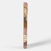 Trendy Blush Pink Gold Boho Blätter Collection Case-Mate iPhone Hülle (Rückseite / Rechts)