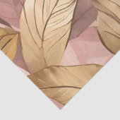 Trendy Blush Pink Gold Boho Blätter Collection Seidenpapier (Ausschnitt)