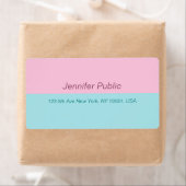 Trendy Blush Pink Mint Blue Elegante Shipping (Insitu)