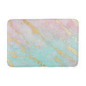 Trendy Blush Pink Soft Mint Gold Luxury Collection Badematte (Vorderseite)