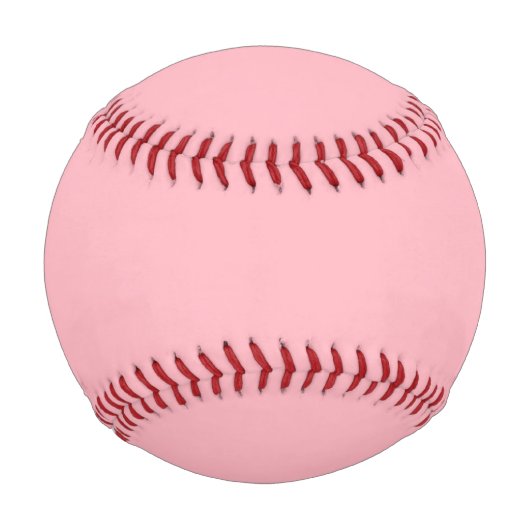 Trendy Blush Pink Solid Color | Klassisches Elegan Baseball (Vorderseite)