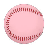 Trendy Blush Pink Solid Color | Klassisches Elegan Baseball (Vorderseite Links)