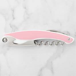 Trendy Blush Pink Solid Color | Klassisches Elegan Kellnermesser