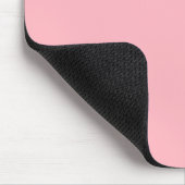 Trendy Blush Pink Solid Color | Klassisches Elegan Mousepad (Ecke)