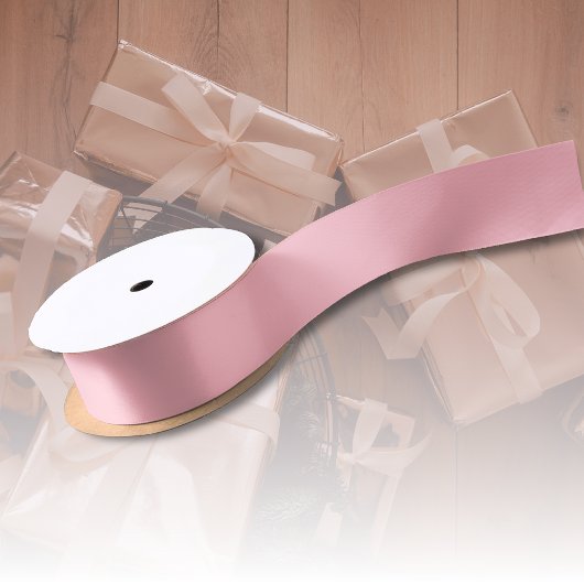 Trendy Blush Pink Solid Color | Klassisches Elegan Satinband