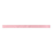 Trendy Blush Pink Solid Color | Klassisches Elegan Satinband (Vorderseite)