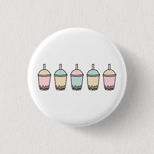 Trendy Boba Button (Vorderseite)