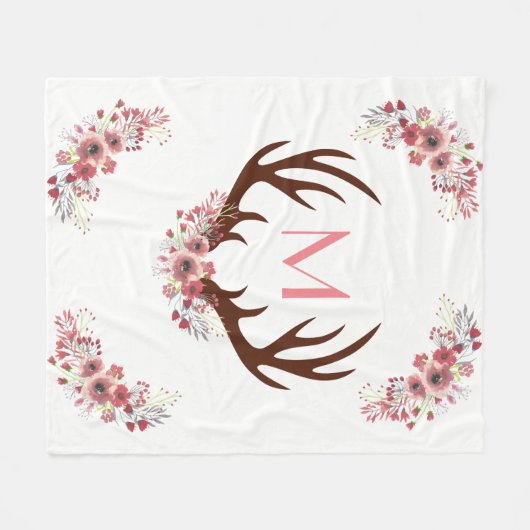 Trendy Bohemische Fleecedecke (Vorderseite (Horizontal))