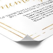 Trendy boho blush pink in liebevollem Erinnerungsz Poster (Ecke)