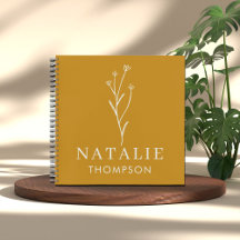 Trendy Boho Chic Minimalistisch Custom Mustard Yel