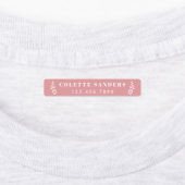 Trendy Boho Eison Name Etiketten (Befestigt)