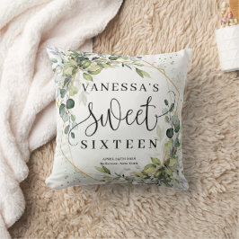 Trendy boho eucalyptus grün Gold sechzehn Kissen