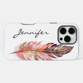 Trendy Boho Native American iPhone Hülle (Rückseite (Horizontal))