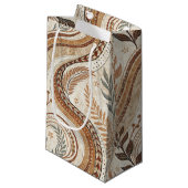 Trendy Boho Pattern Geschenktasche Kleine Geschenktüte (Vorderseite Schrägansicht)