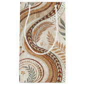 Trendy Boho Pattern Geschenktasche Kleine Geschenktüte (Vorderseite)