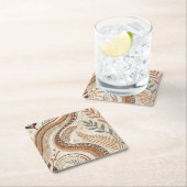 Trendy Boho Pattern Paper Untersetzer (Vor Ort)