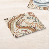 Trendy Boho Pattern Paper Untersetzer (angewinkelt)