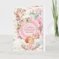 Trendy boho Shabby Chic Angels Taufe